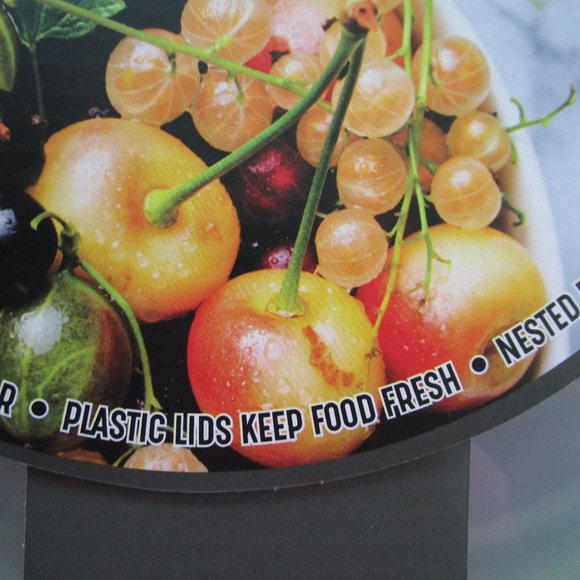 Gourmet Home 6 Pc. Bowl Set w/Lids NWT - Picture 3 of 6